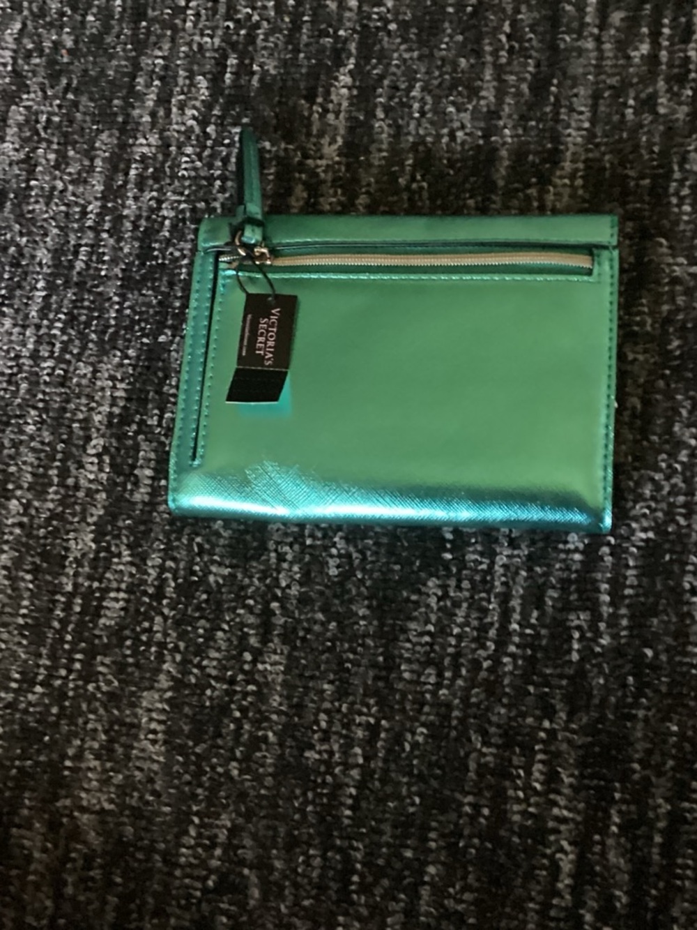 Victoria's Secret Metallic Teal Wristlet